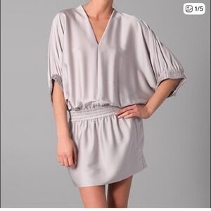 Diane Von Furstenberg Gray Mini Dress